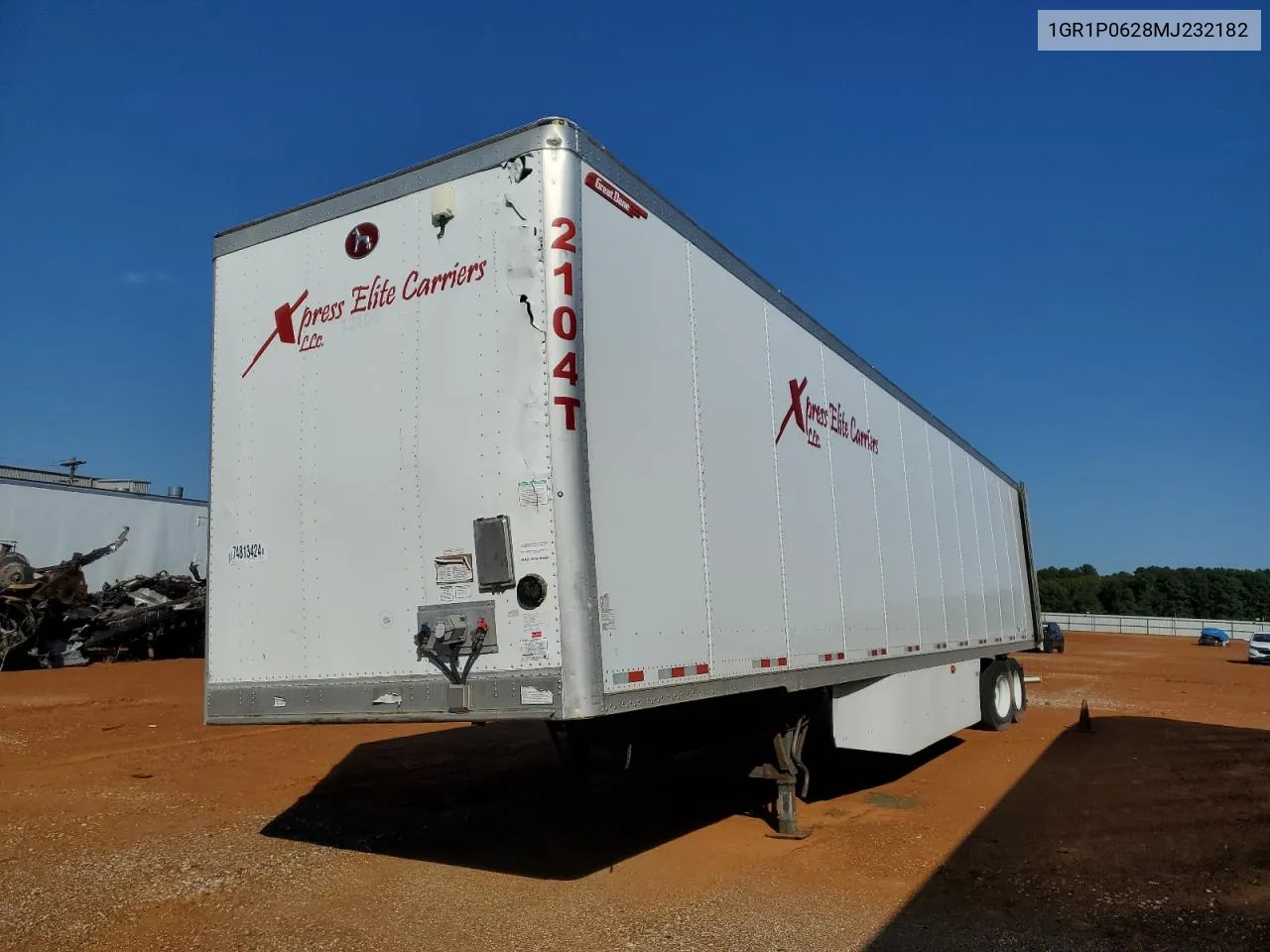 2021 Great Dane Trailer Trailer VIN: 1GR1P0628MJ232182 Lot: 74813424