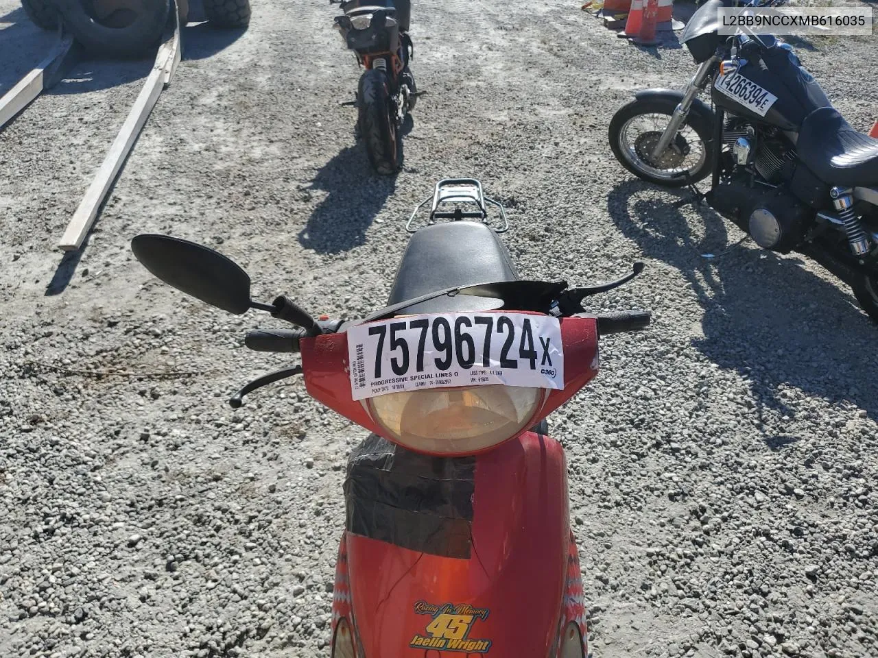 2021 Othr Moped VIN: L2BB9NCCXMB616035 Lot: 75796724