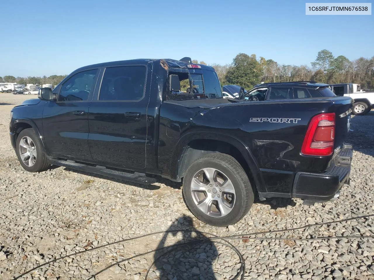 2021 Ram 1500 Laramie VIN: 1C6SRFJT0MN676538 Lot: 77563864