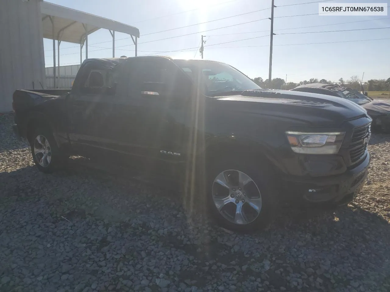 2021 Ram 1500 Laramie VIN: 1C6SRFJT0MN676538 Lot: 77563864