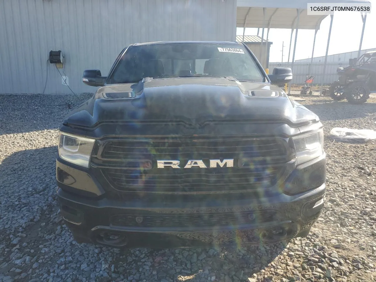 2021 Ram 1500 Laramie VIN: 1C6SRFJT0MN676538 Lot: 77563864