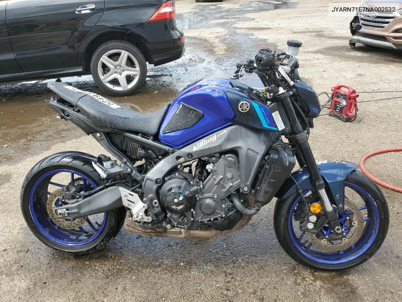 2022 Yamaha Mt09 VIN: JYARN71E7NA002532 Lot: 52497564