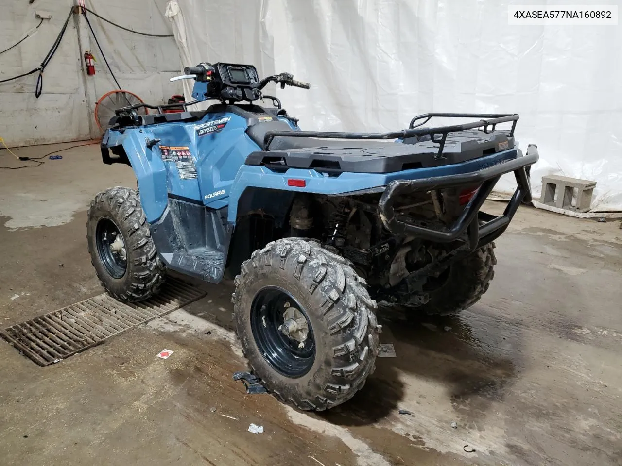 2022 Polaris Sportsman 570 VIN: 4XASEA577NA160892 Lot: 60065604