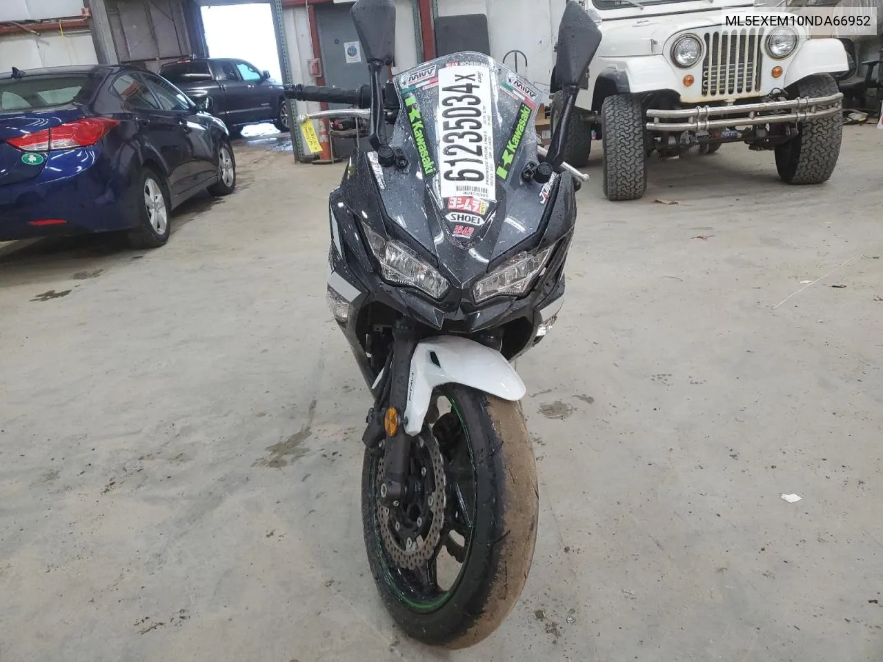 2022 Kawasaki Ex650 M VIN: ML5EXEM10NDA66952 Lot: 61235034