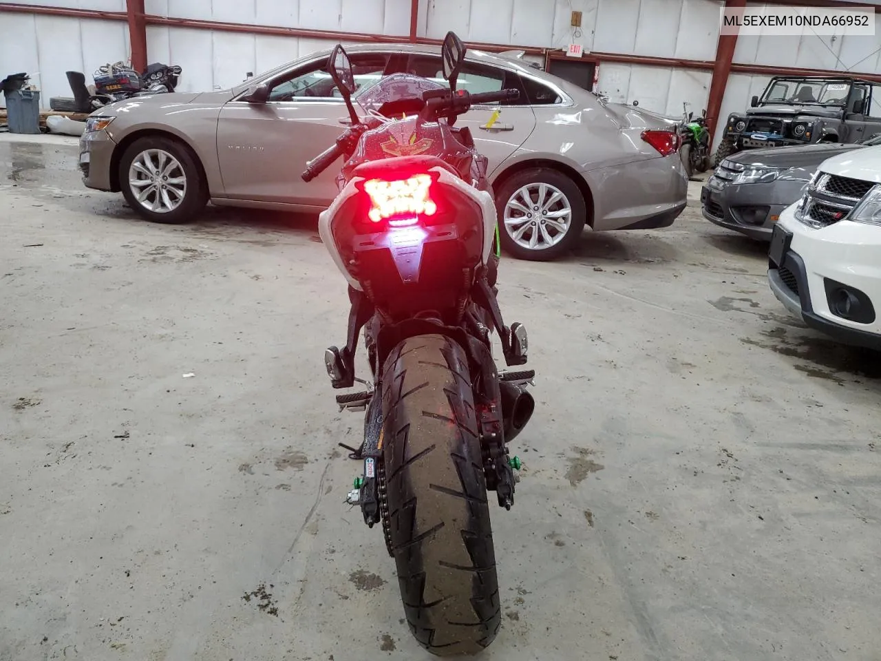 2022 Kawasaki Ex650 M VIN: ML5EXEM10NDA66952 Lot: 61235034