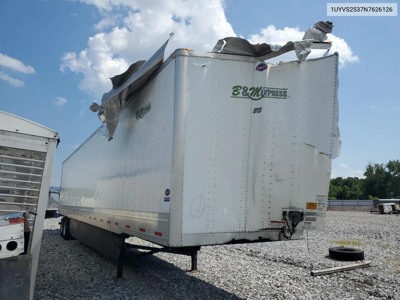 2022 Utility Trailer VIN: 1UYVS2537N7626126 Lot: 61965334