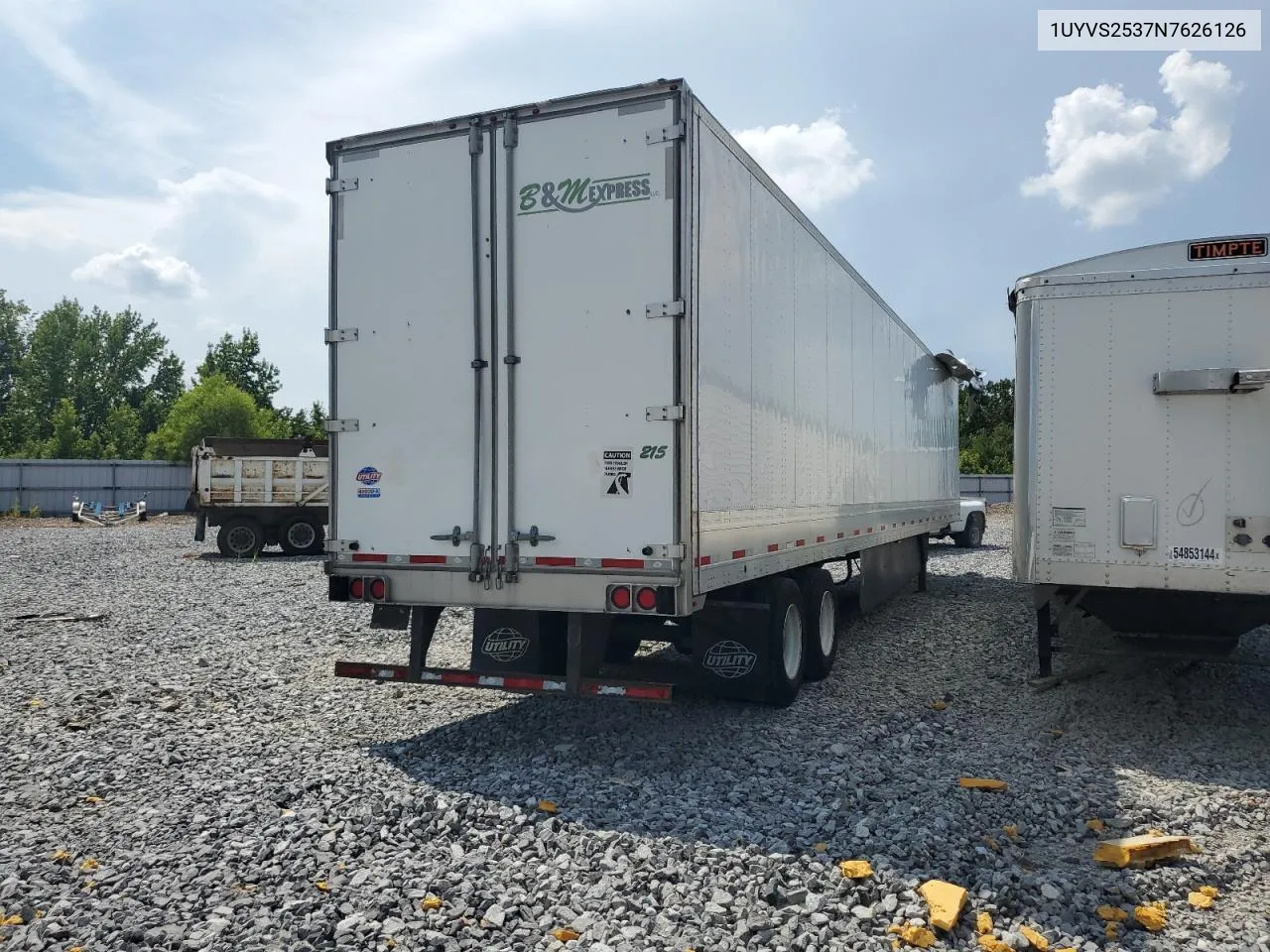 2022 Utility Trailer VIN: 1UYVS2537N7626126 Lot: 61965334