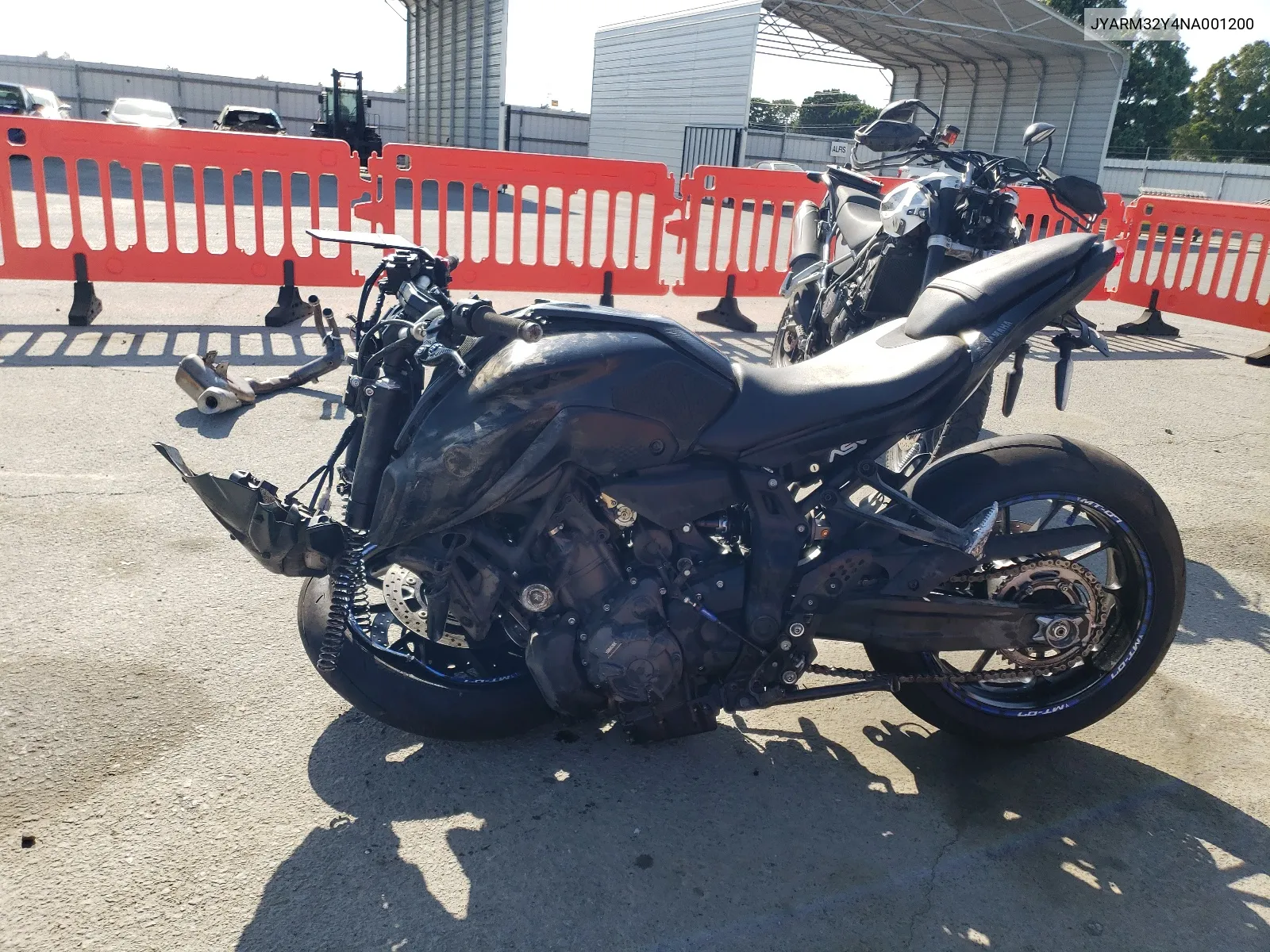 2022 Yamaha Mt07 C VIN: JYARM32Y4NA001200 Lot: 63302844