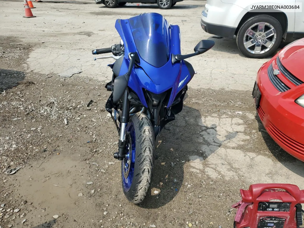 2022 Yamaha Yzfr7 VIN: JYARM38E0NA003684 Lot: 64692174