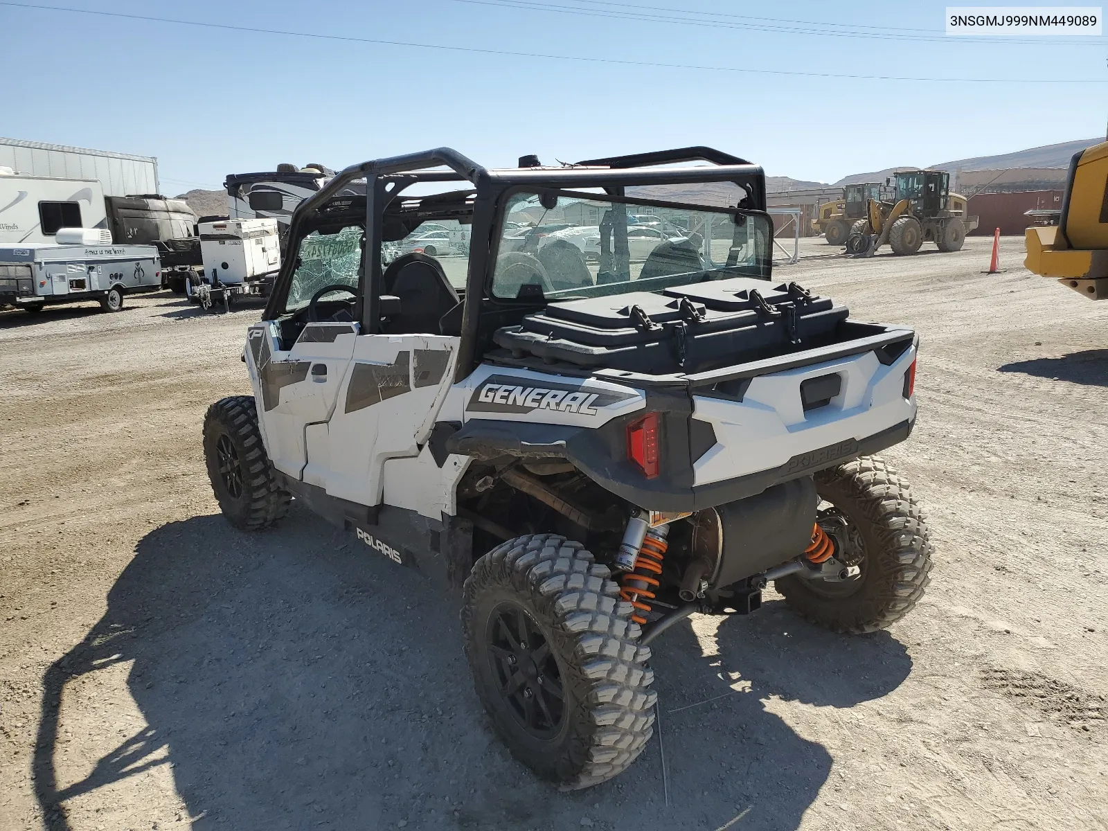 2022 Polaris General Xp 4 1000 Deluxe Ride Command VIN: 3NSGMJ999NM449089 Lot: 65081724