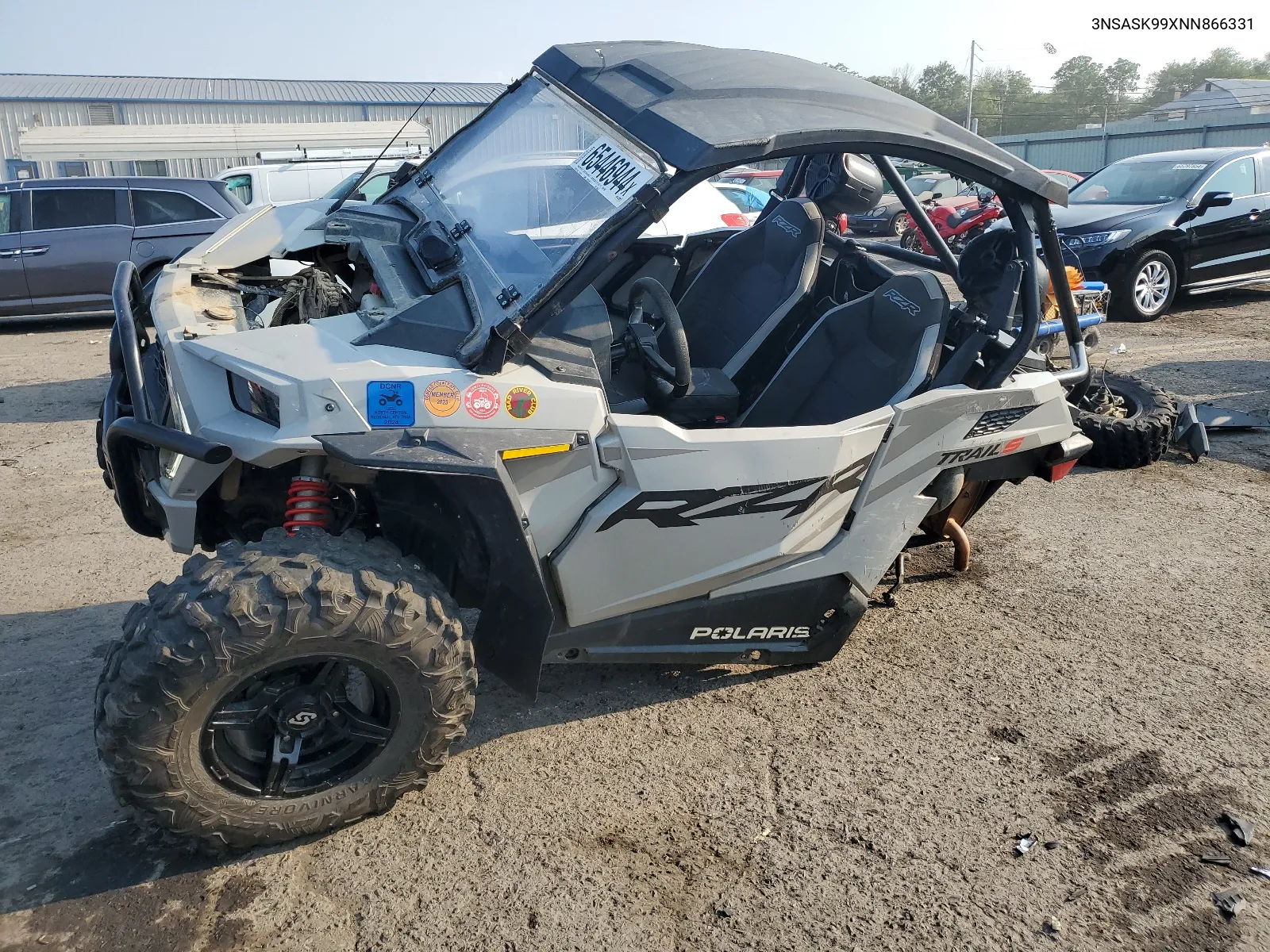 2022 Polaris Rzr Trail S 1000 Ultimate VIN: 3NSASK99XNN866331 Lot: 65446944