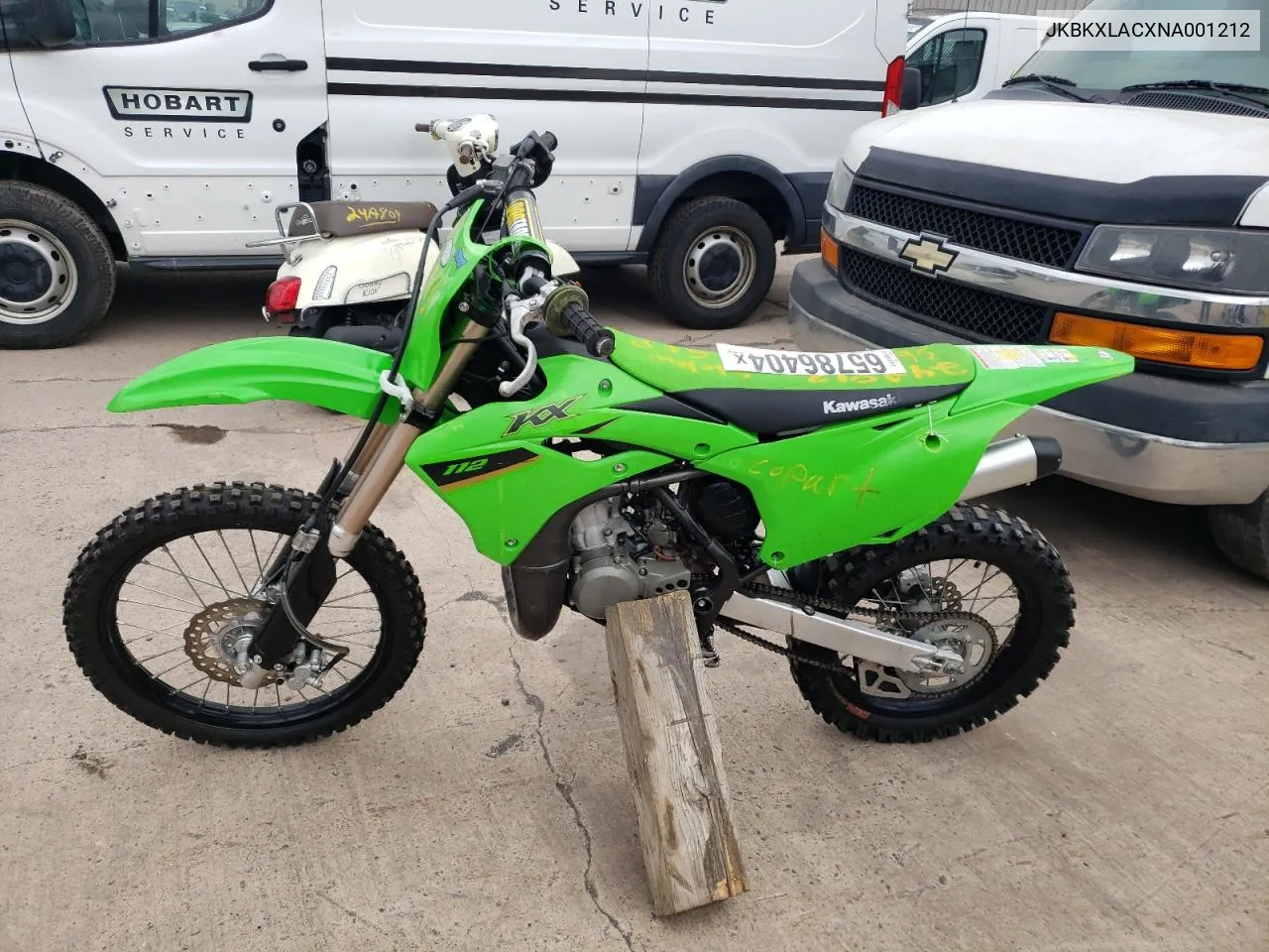 JKBKXLACXNA001212 2022 Kawasaki Kx112 A