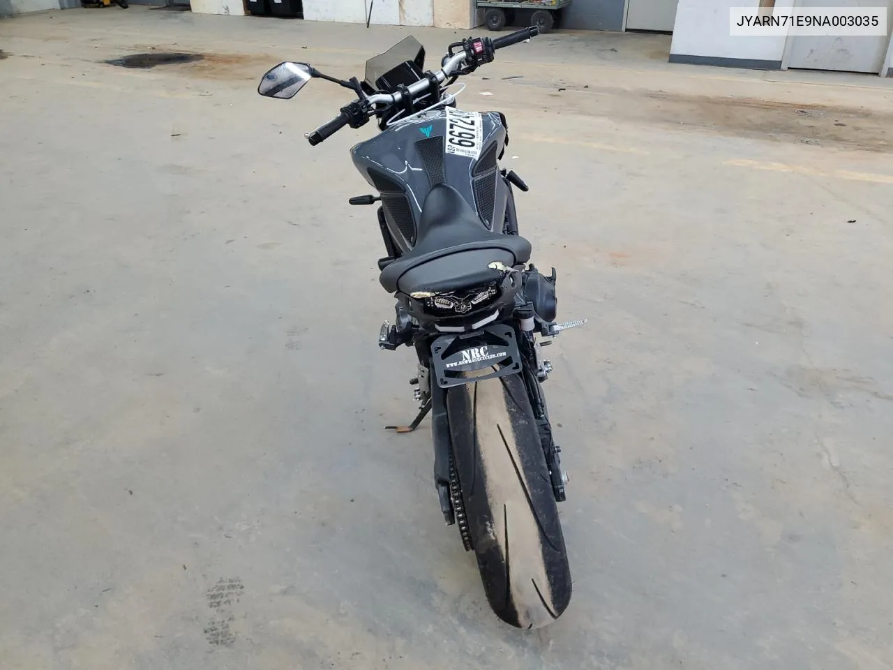 2022 Yamaha Mt09 VIN: JYARN71E9NA003035 Lot: 66724794