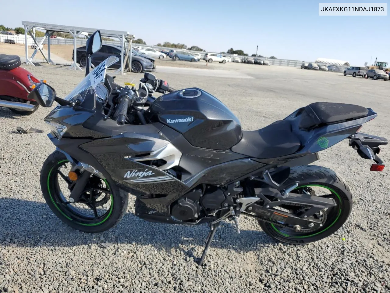 2022 Kawasaki Ex400 VIN: JKAEXKG11NDAJ1873 Lot: 67109964