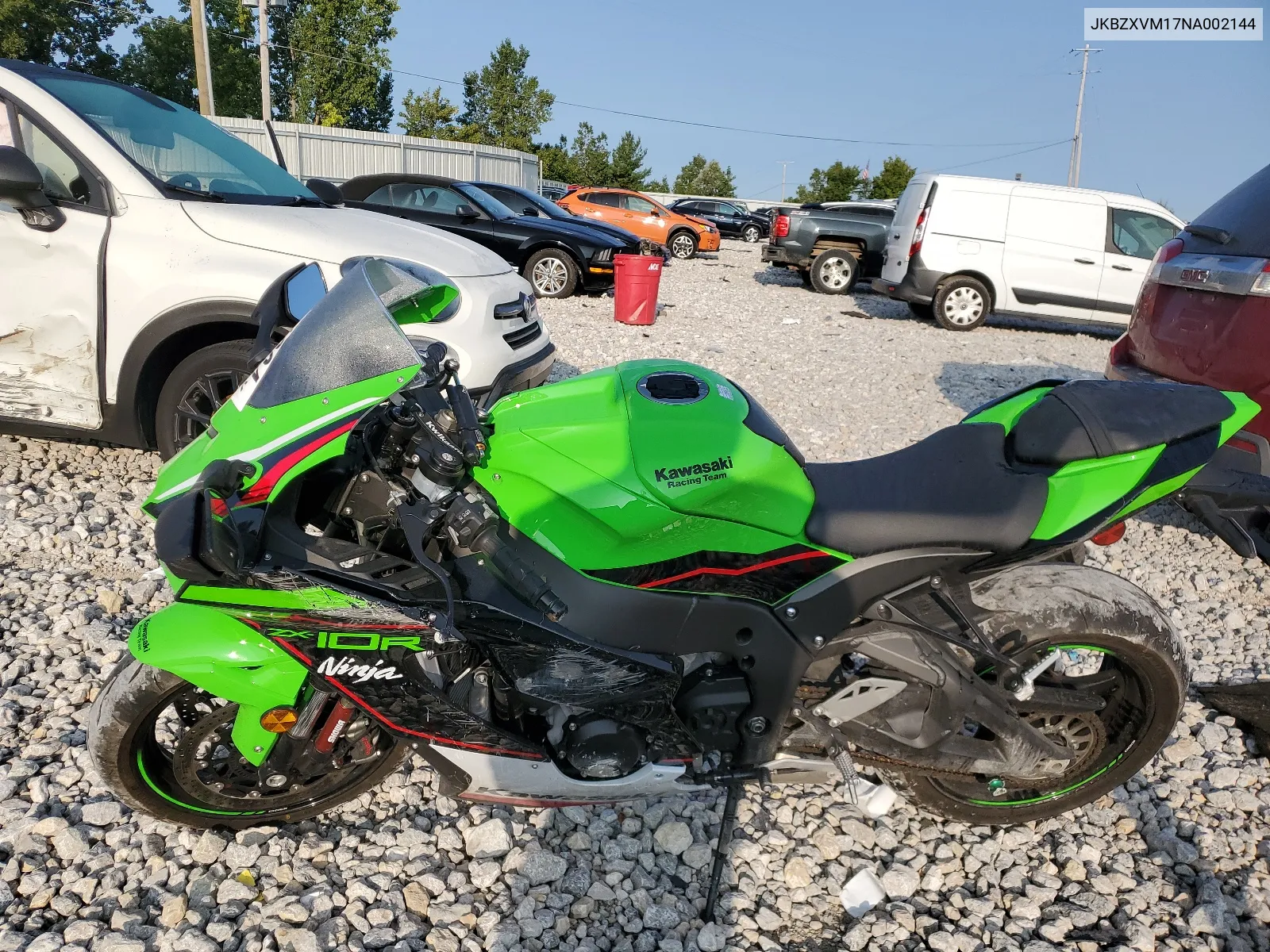 2022 Kawasaki Zx1002 M VIN: JKBZXVM17NA002144 Lot: 68291284