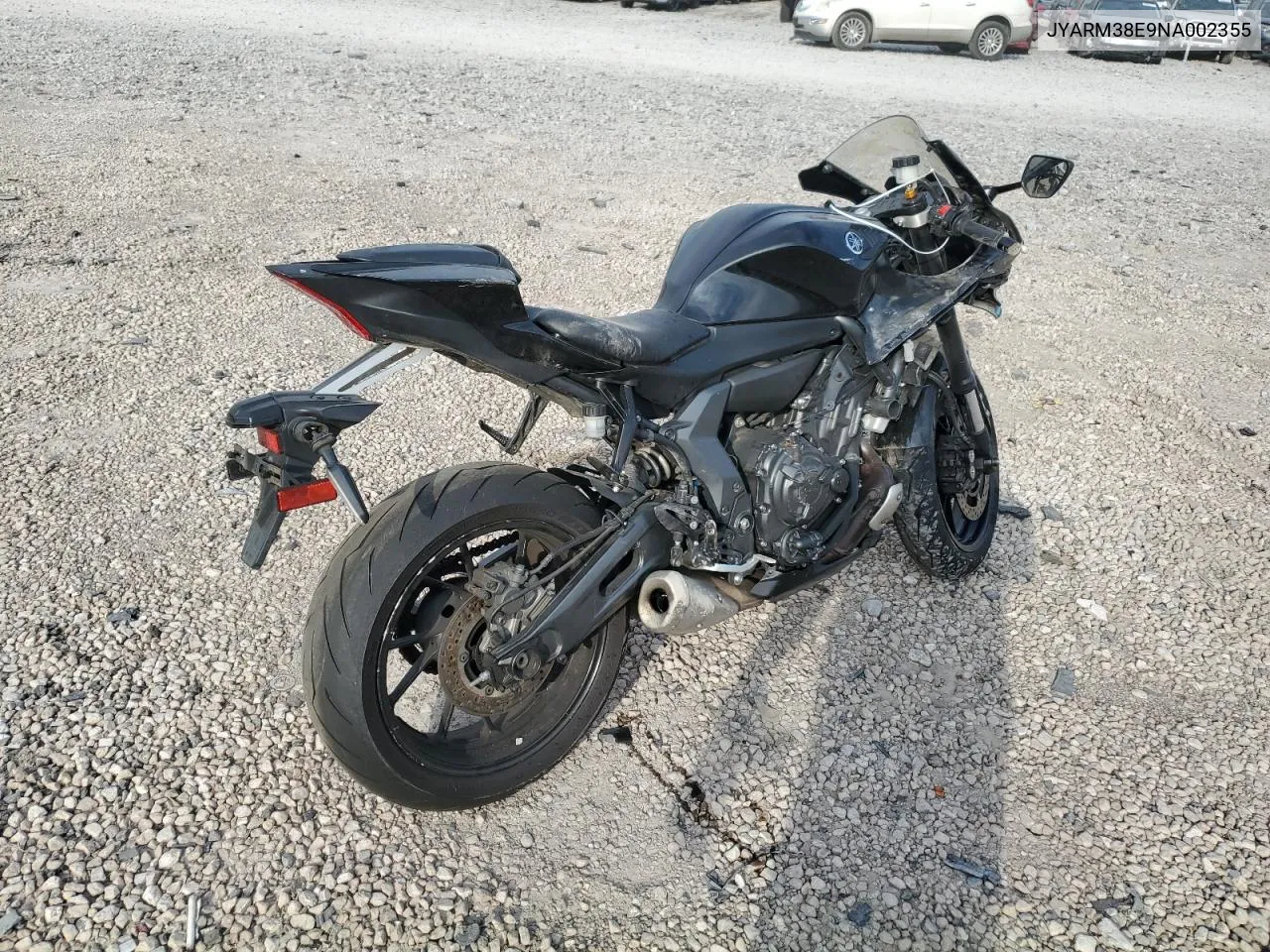 JYARM38E9NA002355 2022 Yamaha Yzfr7