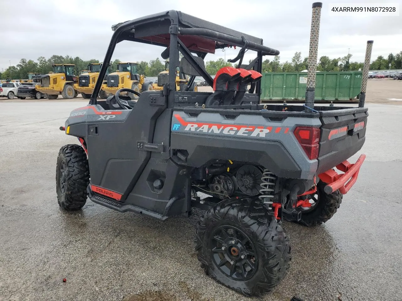 2022 Polaris Ranger Xp 1000 High Lifter Edition VIN: 4XARRM991N8072928 Lot: 69513594