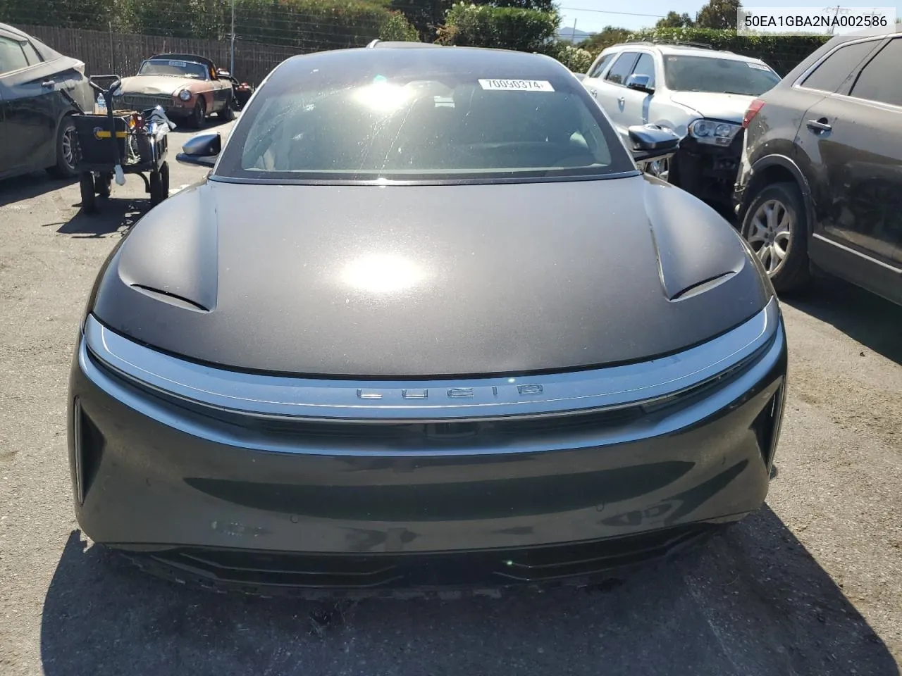 2022 Lucid Motors Air Grand Touring VIN: 50EA1GBA2NA002586 Lot: 70090374