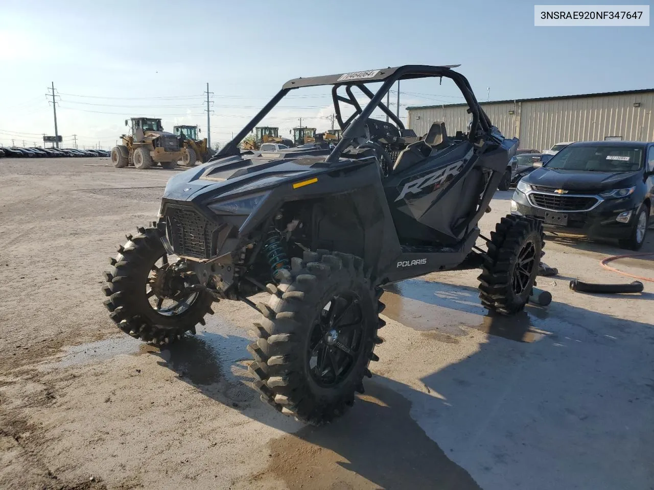 2022 Polaris Rzr Pro Xp Sport VIN: 3NSRAE920NF347647 Lot: 70464064