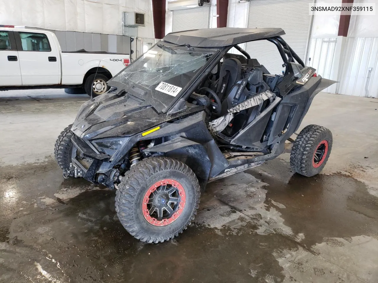 2022 Polaris Rzr Pro Xp Ultimate VIN: 3NSMAD92XNF359115 Lot: 70811814