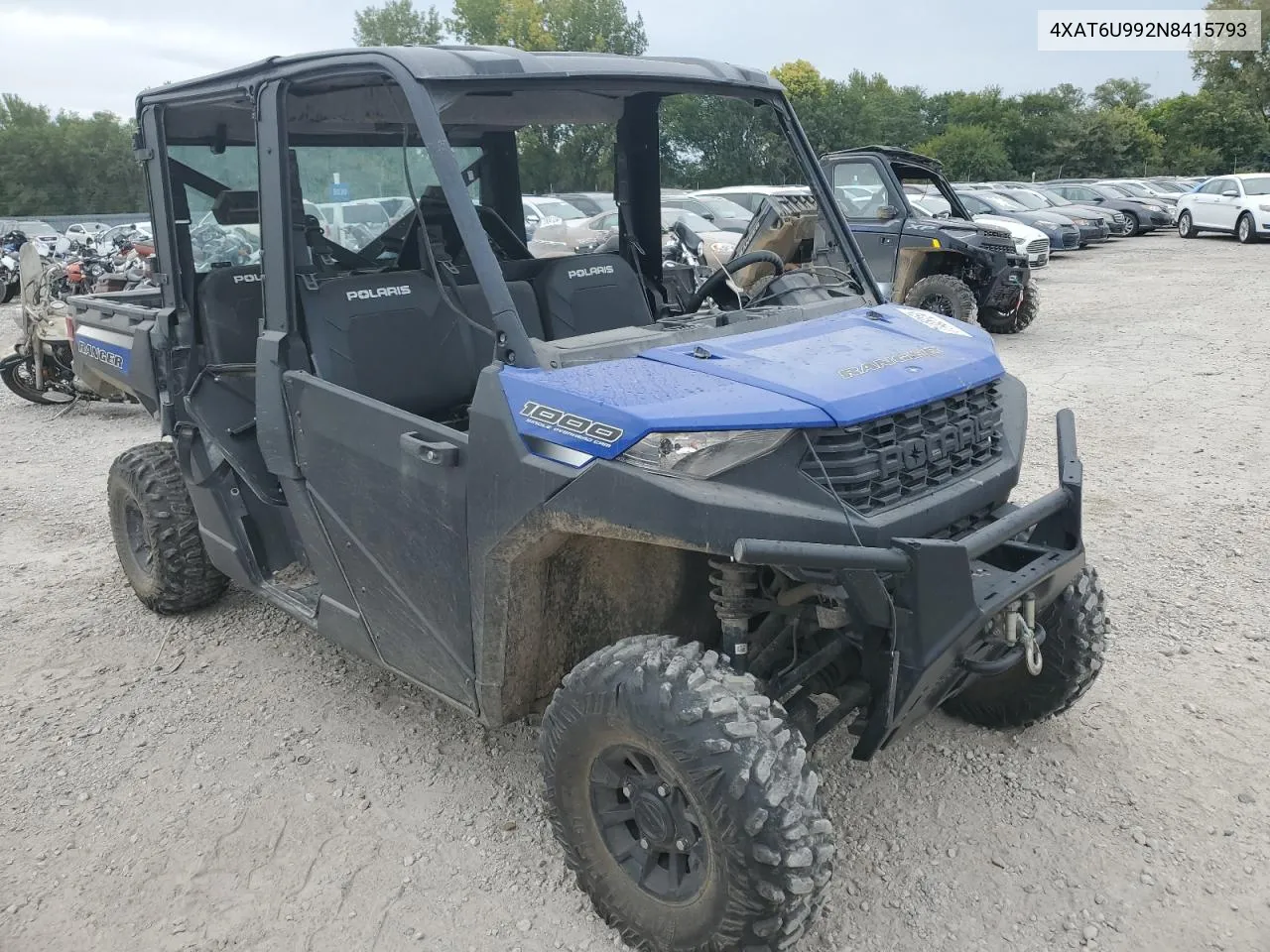 2022 Polaris Ranger Crew 1000 Premium Winter Prep VIN: 4XAT6U992N8415793 Lot: 71409154