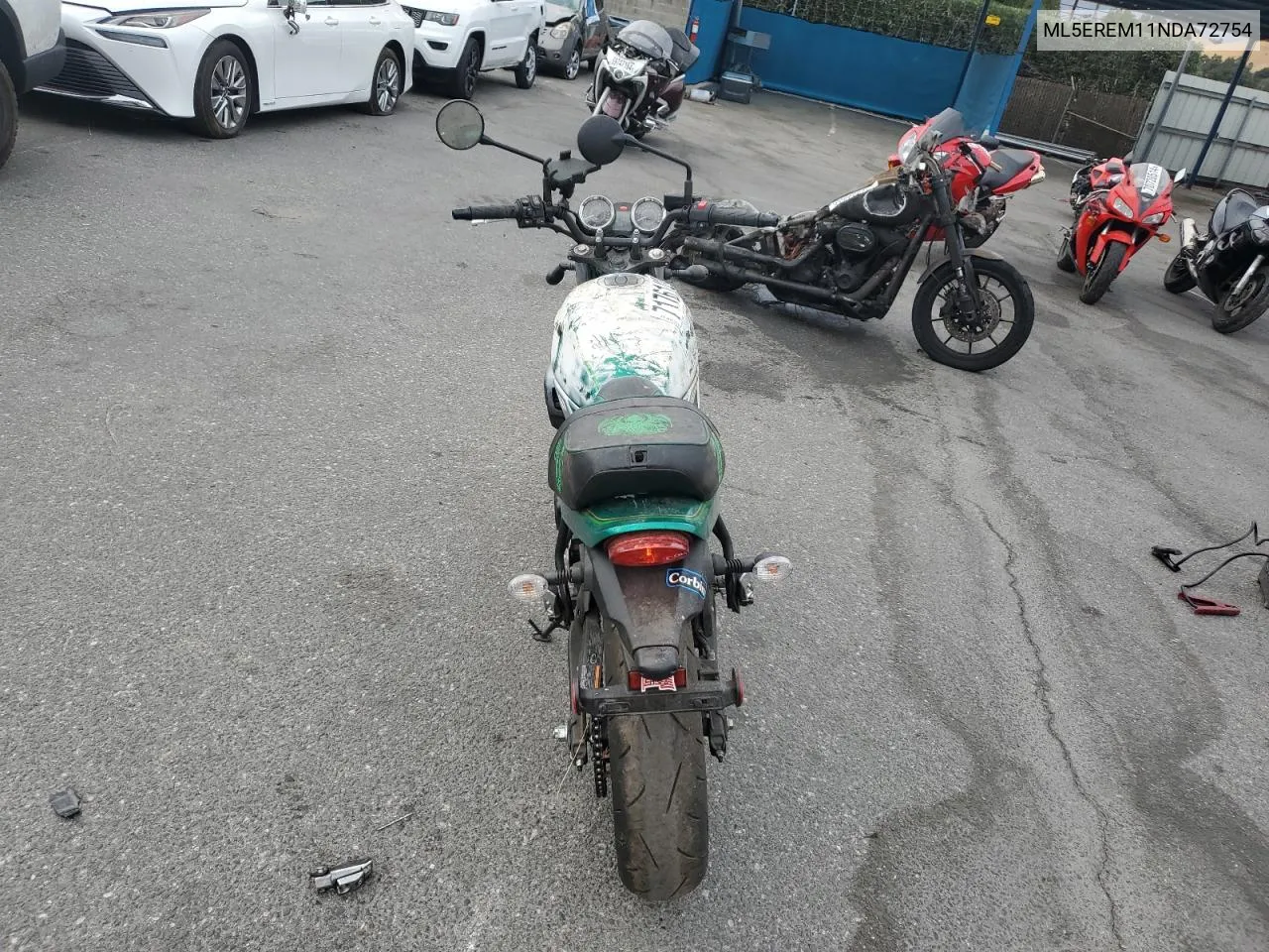 2022 Kawasaki Er650 M VIN: ML5EREM11NDA72754 Lot: 71761434