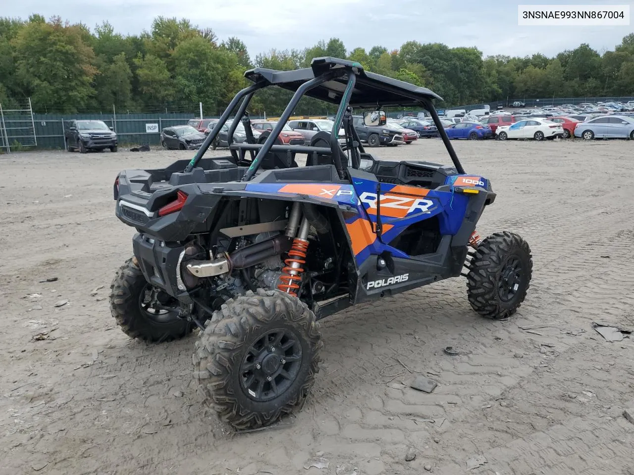 2022 Polaris Rzr Xp 1000 VIN: 3NSNAE993NN867004 Lot: 71935254