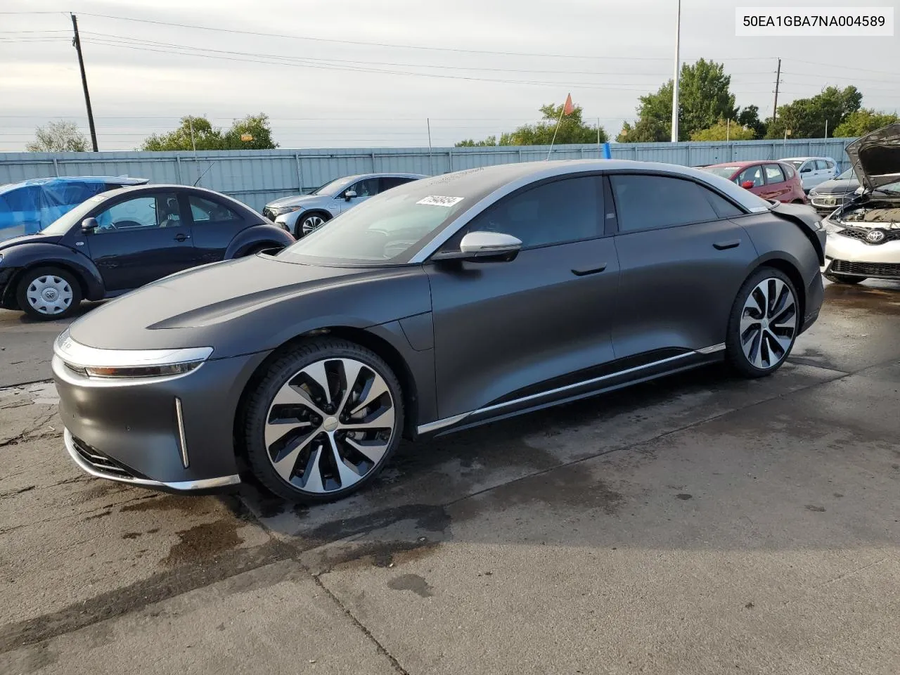 2022 Lucid Motors Air Grand Touring VIN: 50EA1GBA7NA004589 Lot: 71948454