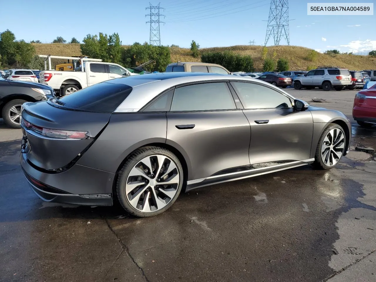 2022 Lucid Motors Air Grand Touring VIN: 50EA1GBA7NA004589 Lot: 71948454