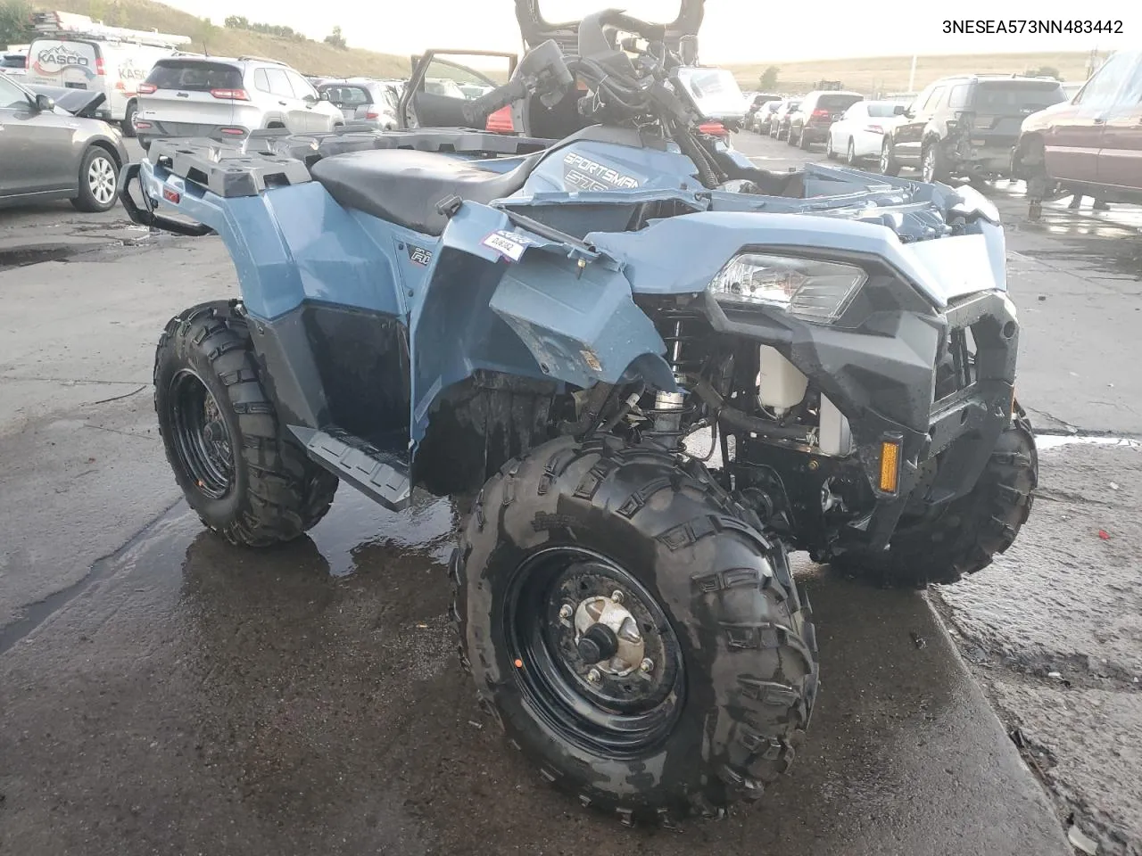 2022 Polaris Sportsman VIN: 3NESEA573NN483442 Lot: 72057734