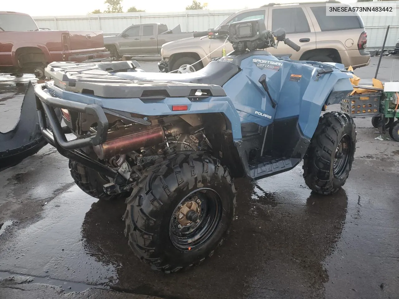 2022 Polaris Sportsman VIN: 3NESEA573NN483442 Lot: 72057734