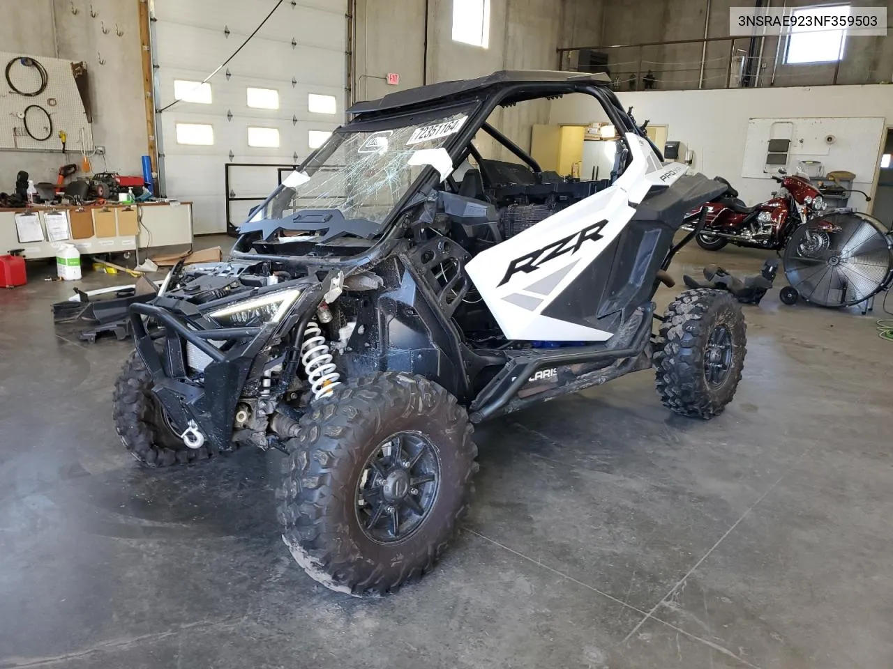 2022 Polaris Rzr Pro Xp Sport VIN: 3NSRAE923NF359503 Lot: 72351164