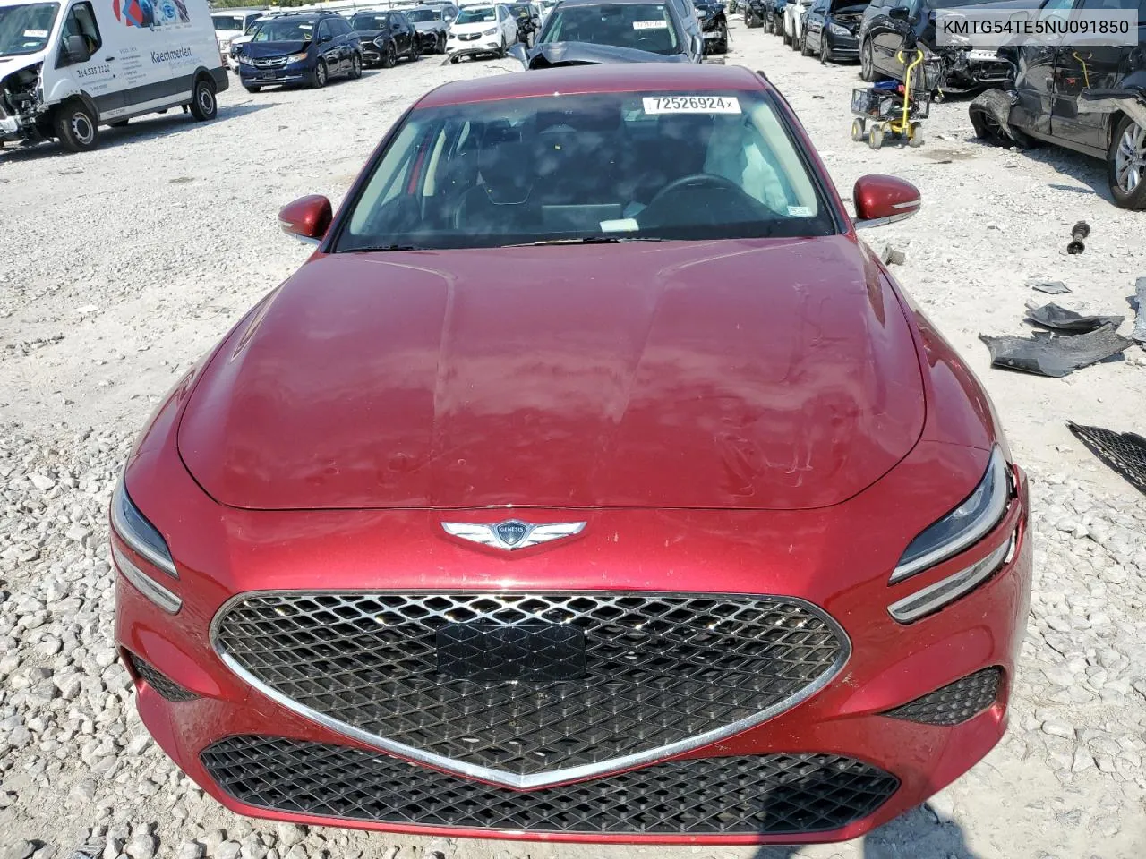 2022 Genesis G70 Base VIN: KMTG54TE5NU091850 Lot: 72526924