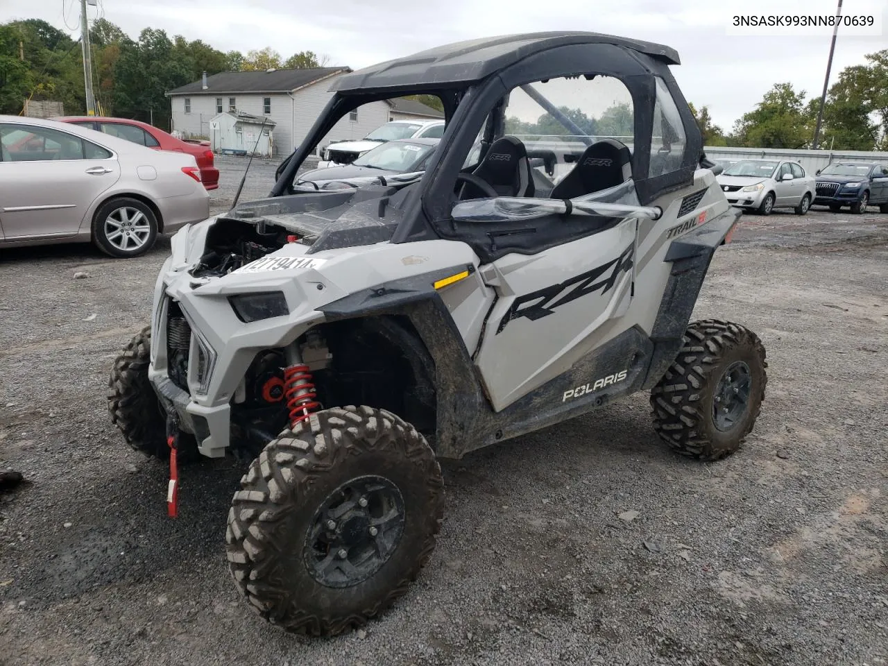 2022 Polaris Rzr Trail S 1000 Ultimate VIN: 3NSASK993NN870639 Lot: 72719414