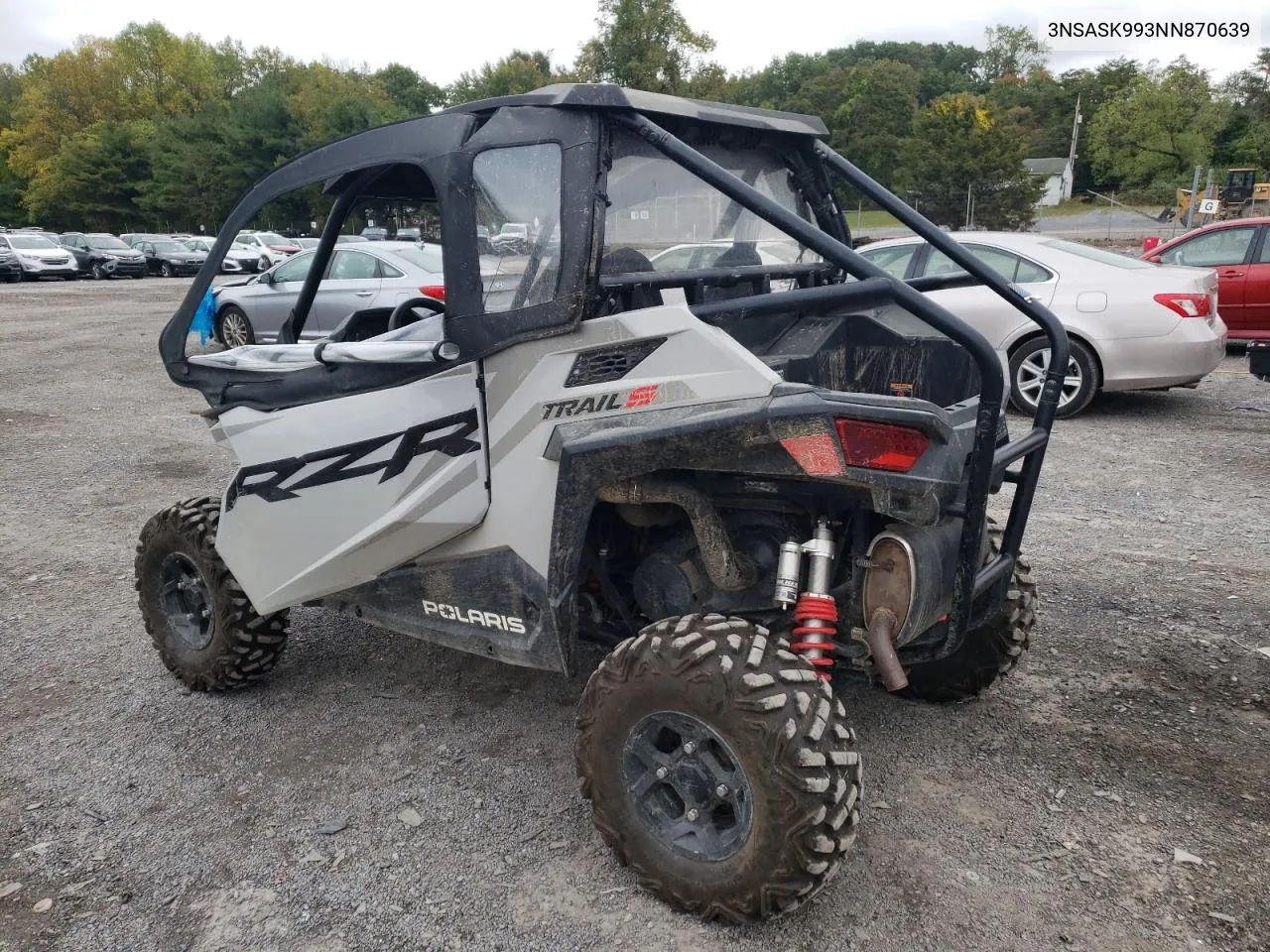 2022 Polaris Rzr Trail S 1000 Ultimate VIN: 3NSASK993NN870639 Lot: 72719414