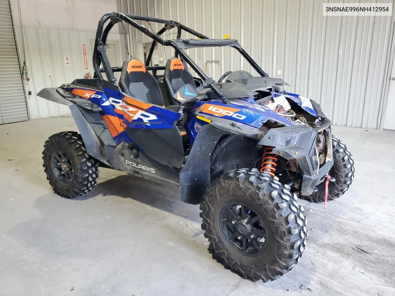 2022 Polaris Rzr Xp 1000 VIN: 3NSNAE996NH412954 Lot: 72758574