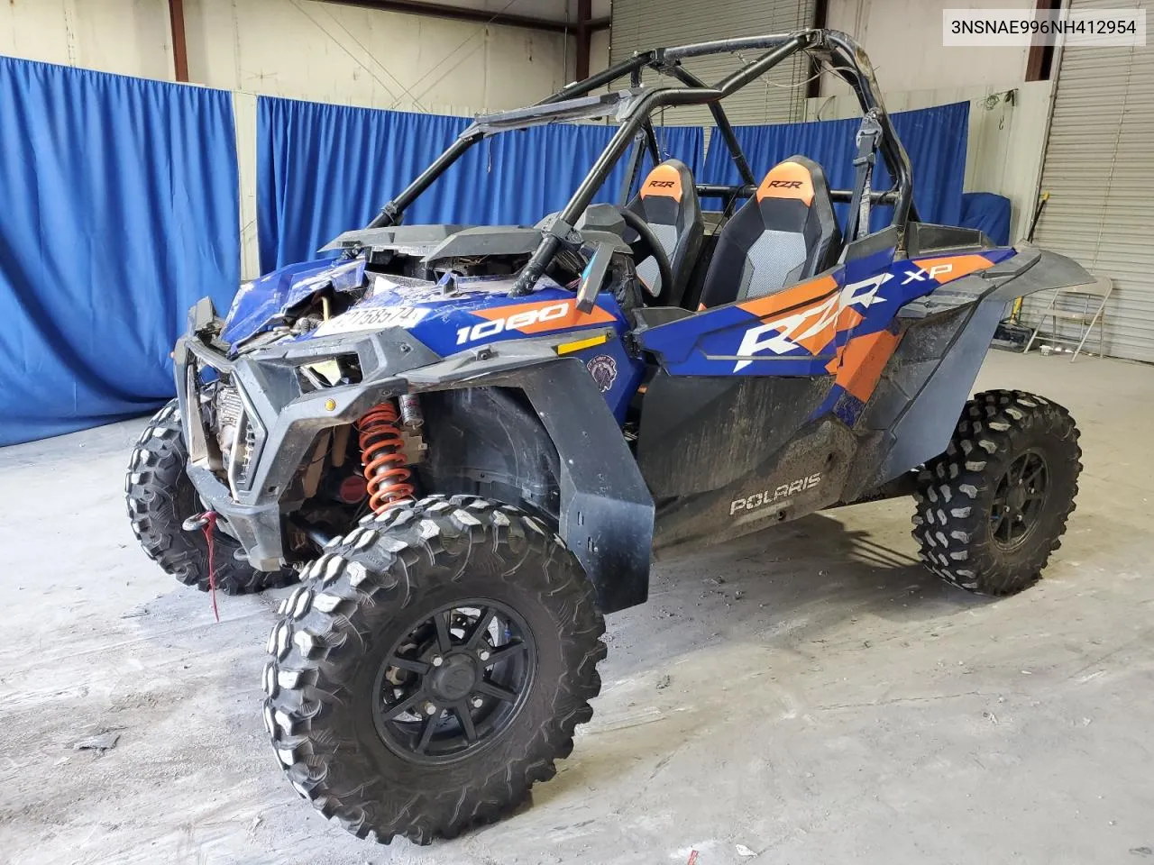 2022 Polaris Rzr Xp 1000 VIN: 3NSNAE996NH412954 Lot: 72758574