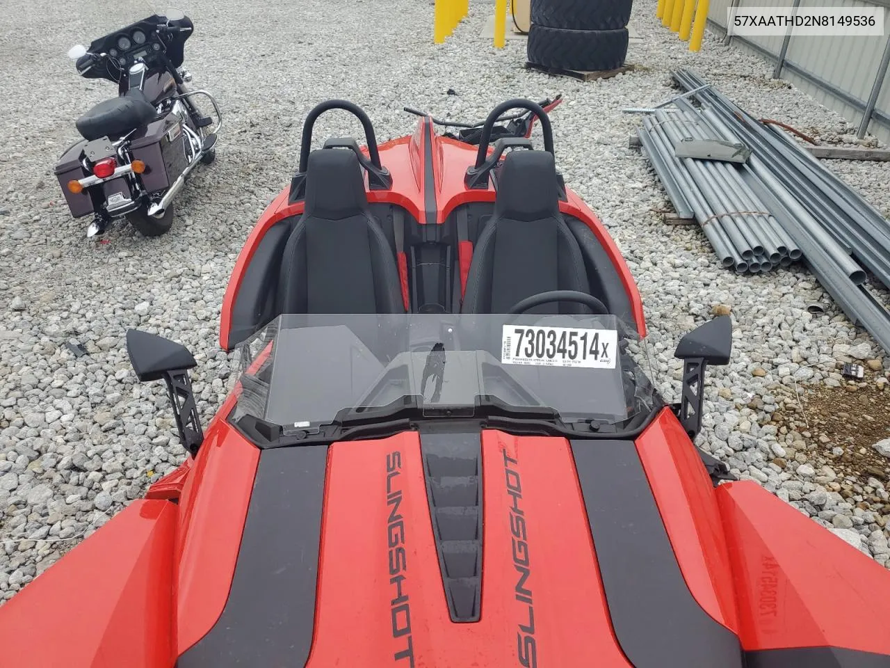 57XAATHD2N8149536 2022 Polaris Slingshot S With Technology Package