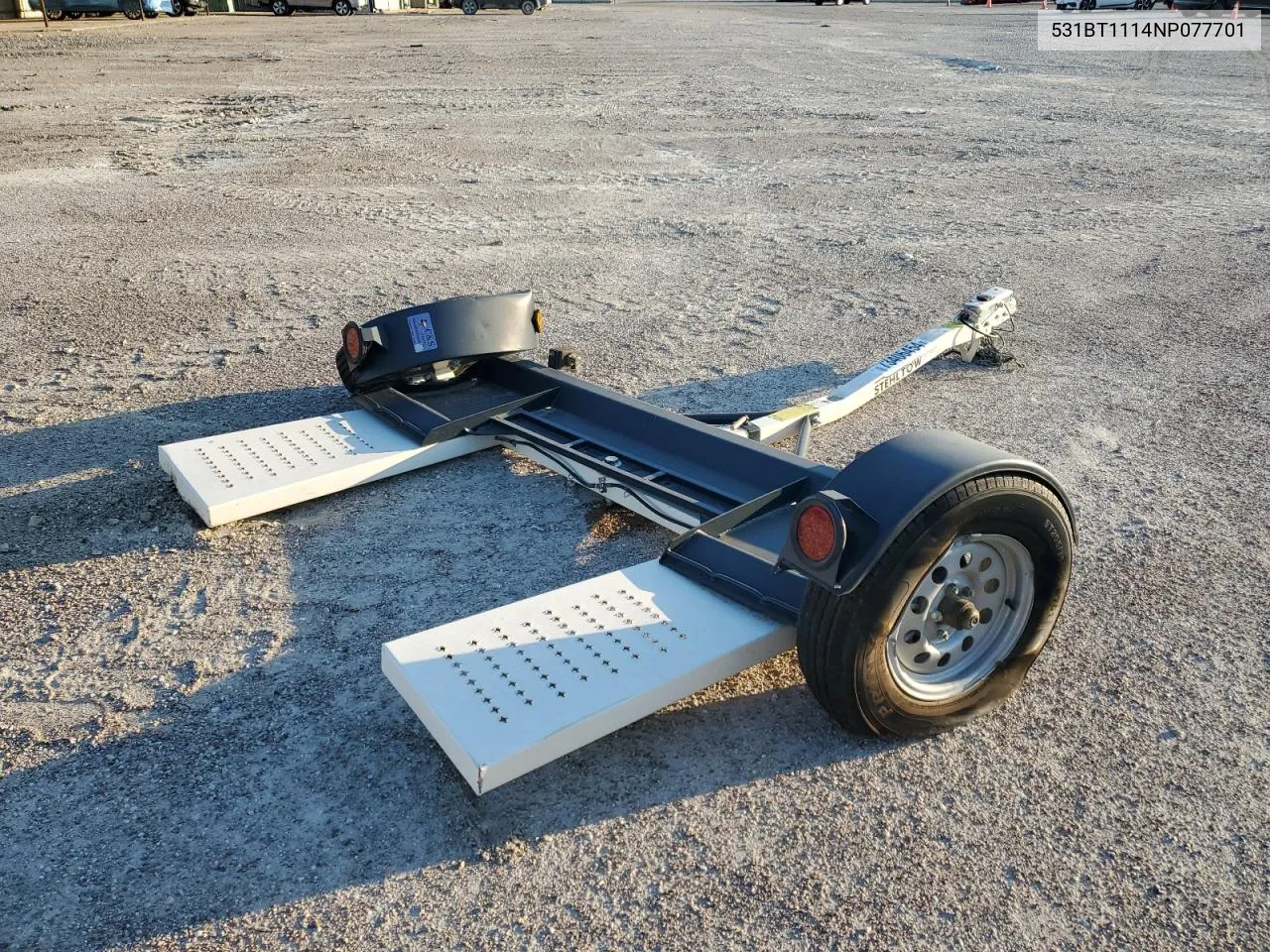 2022 Steh Tow Dolly VIN: 531BT1114NP077701 Lot: 73406454