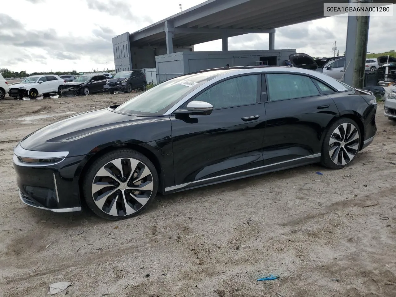 2022 Lucid Motors Air Grand Touring VIN: 50EA1GBA6NA001280 Lot: 74004994