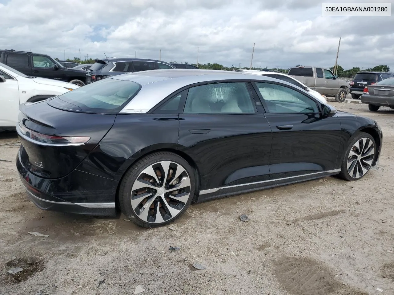 2022 Lucid Motors Air Grand Touring VIN: 50EA1GBA6NA001280 Lot: 74004994