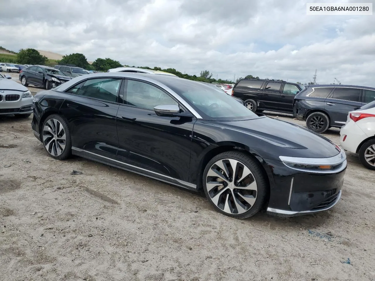 2022 Lucid Motors Air Grand Touring VIN: 50EA1GBA6NA001280 Lot: 74004994