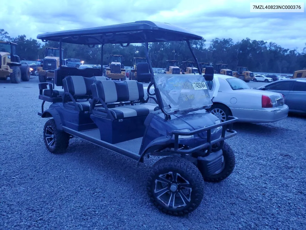 2022 Hdk Golf Cart VIN: 7MZL40823NC000376 Lot: 74292464