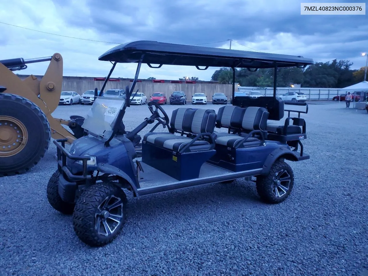 7MZL40823NC000376 2022 Hdk Golf Cart