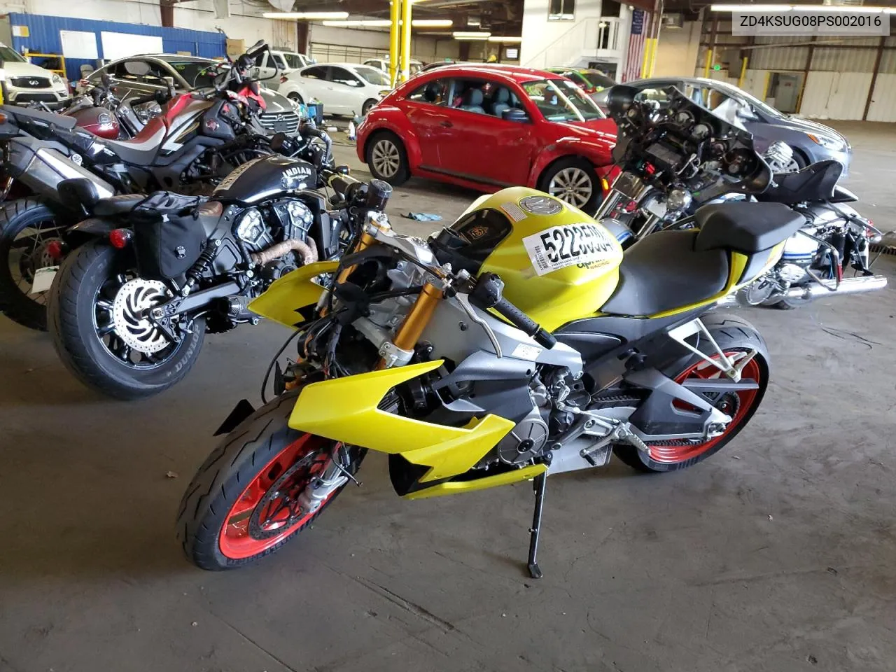 2023 Aprilia Rs 660 VIN: ZD4KSUG08PS002016 Lot: 52235904