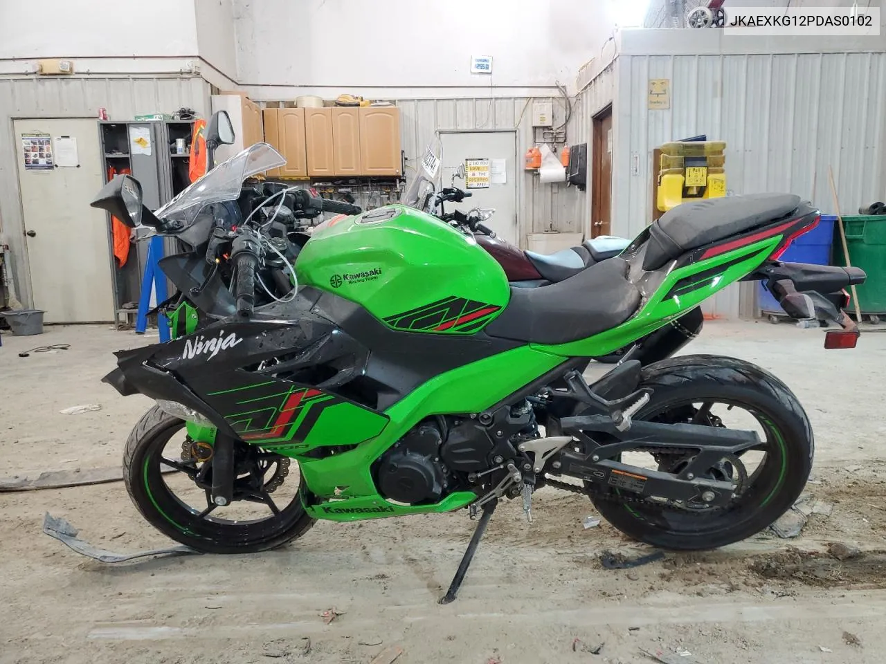 2023 Kawasaki Ex400 VIN: JKAEXKG12PDAS0102 Lot: 55365494