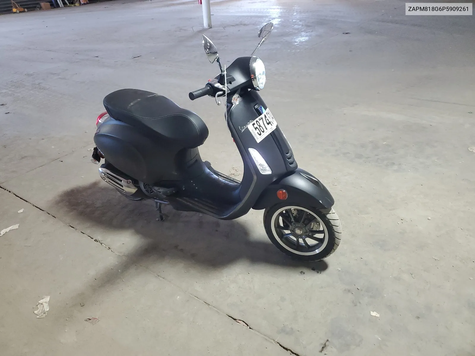 2023 Vespa Primavera/Sprint 150 VIN: ZAPM818G6P5909261 Lot: 58743514