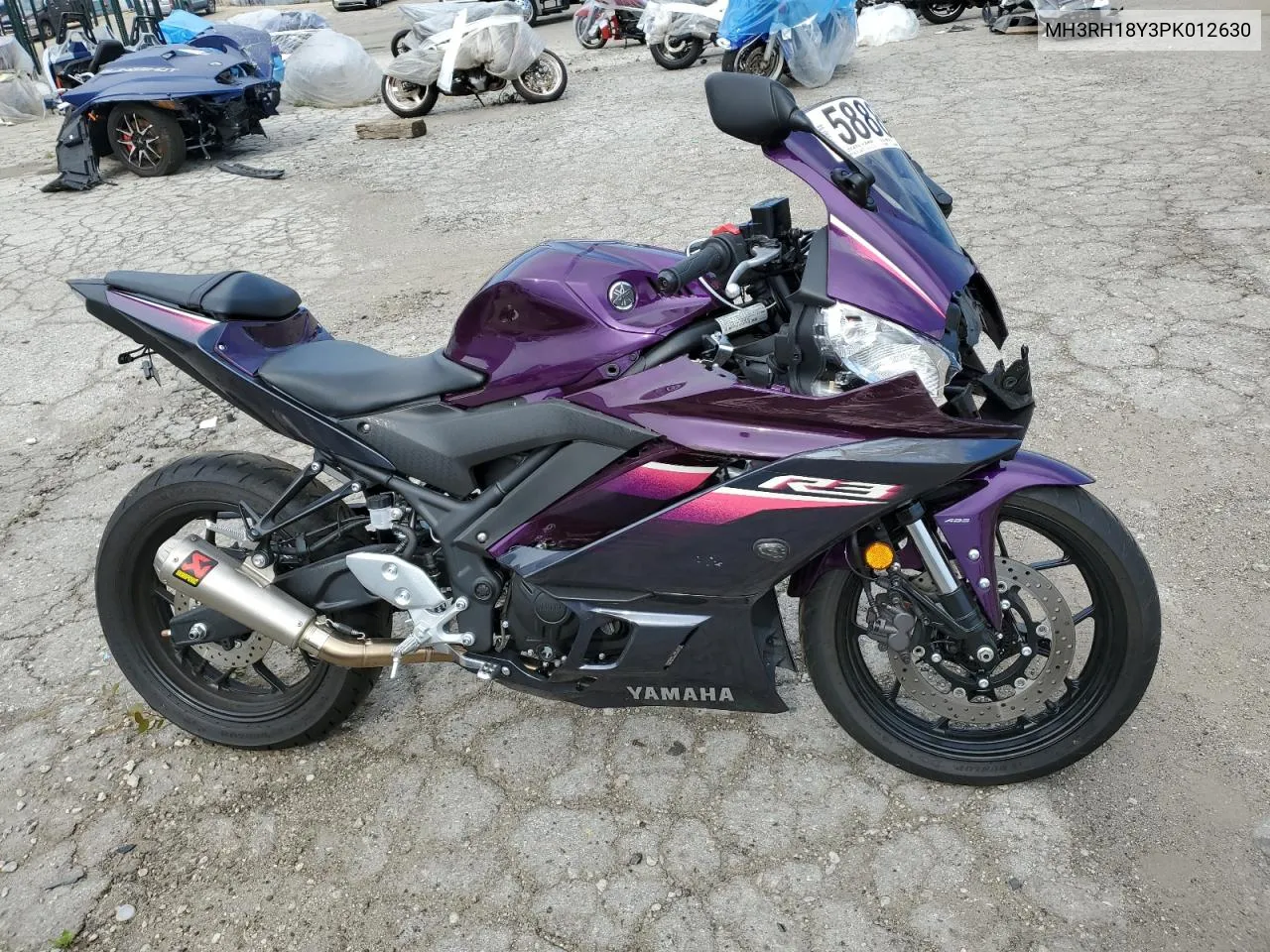 MH3RH18Y3PK012630 2023 Yamaha Yzfr3 A