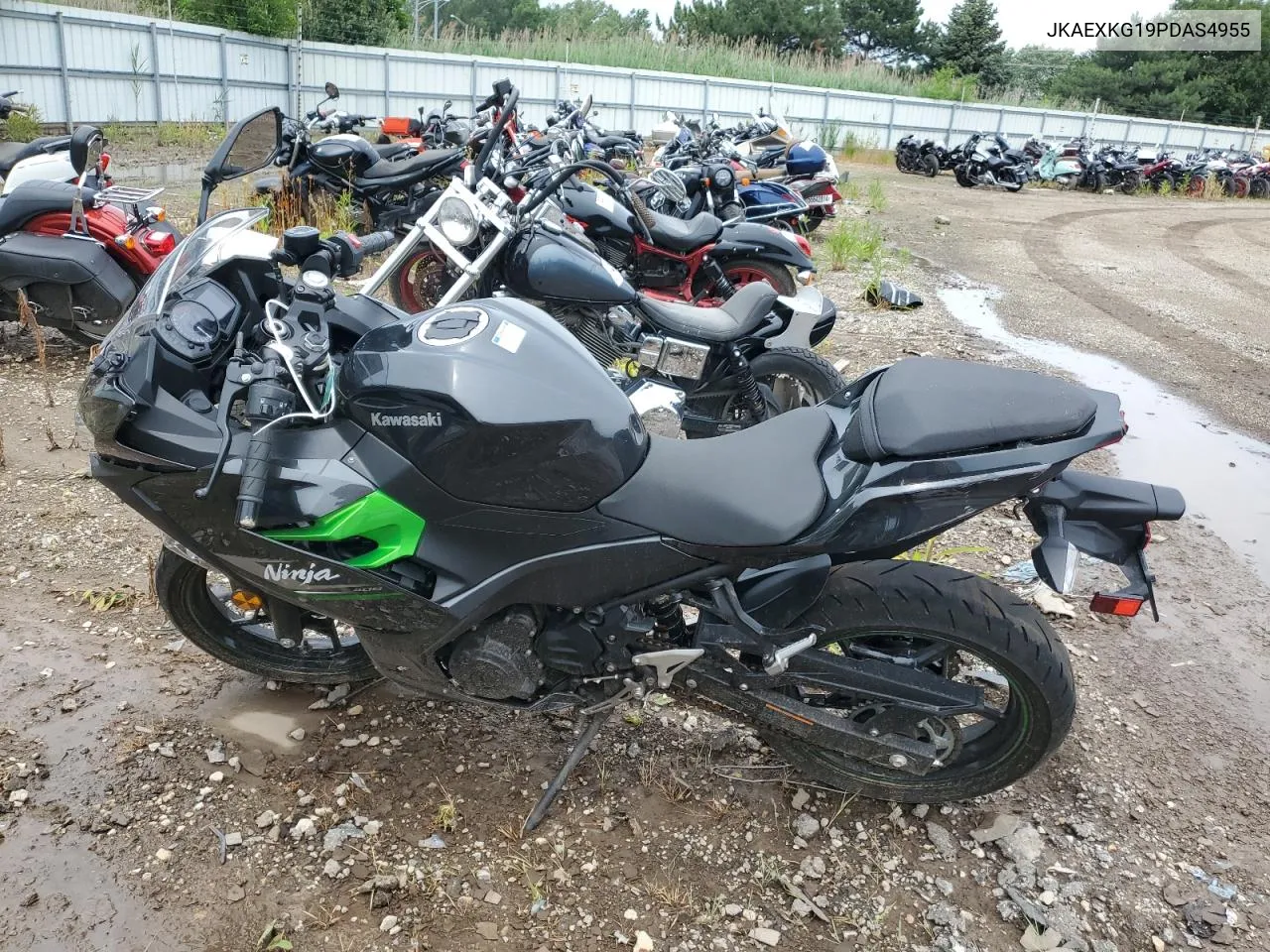 2023 Kawasaki Ex400 VIN: JKAEXKG19PDAS4955 Lot: 58978264