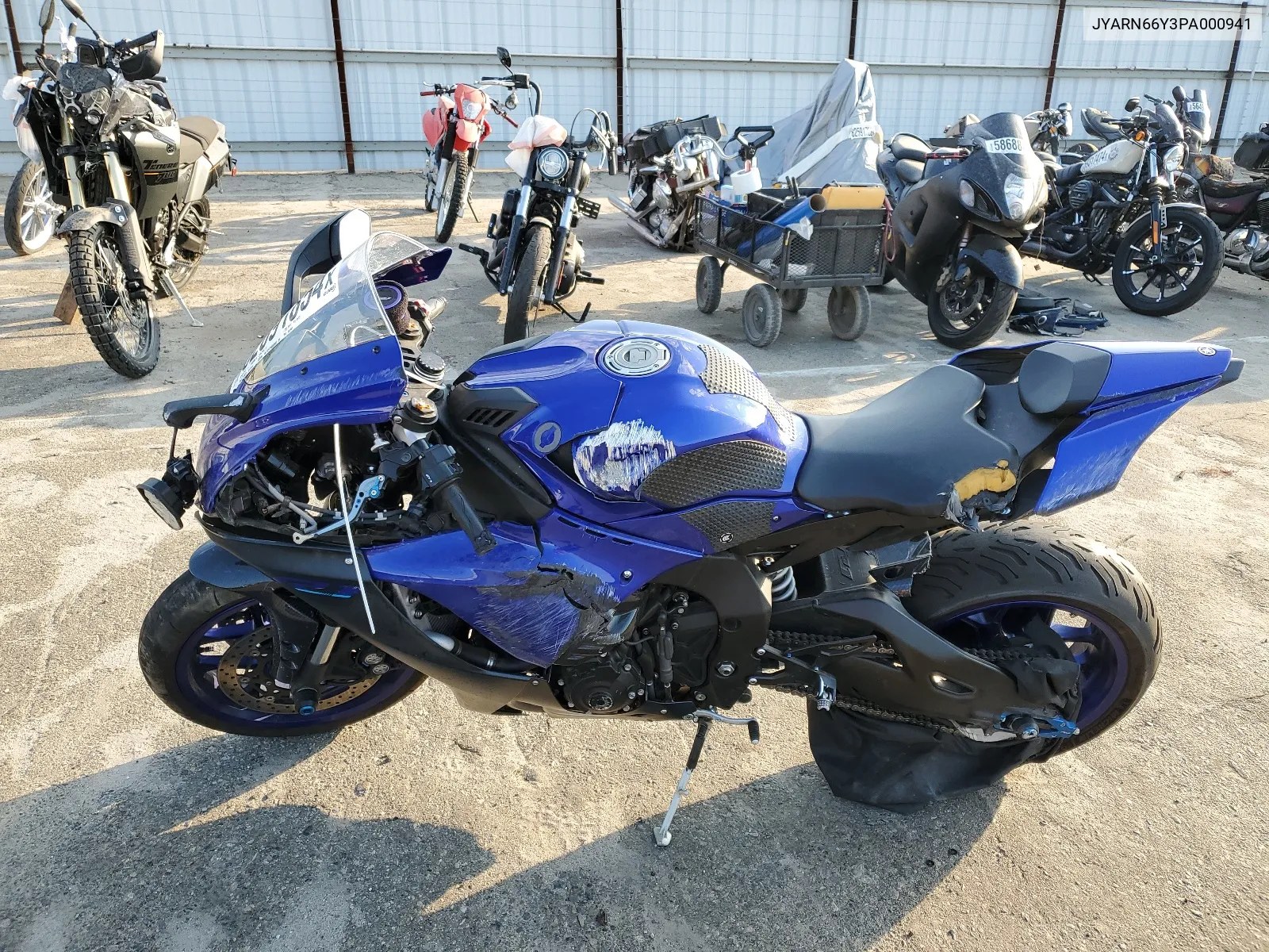 2023 Yamaha Yzfr1 VIN: JYARN66Y3PA000941 Lot: 62891854